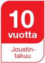 10 vuotta joustintakuu